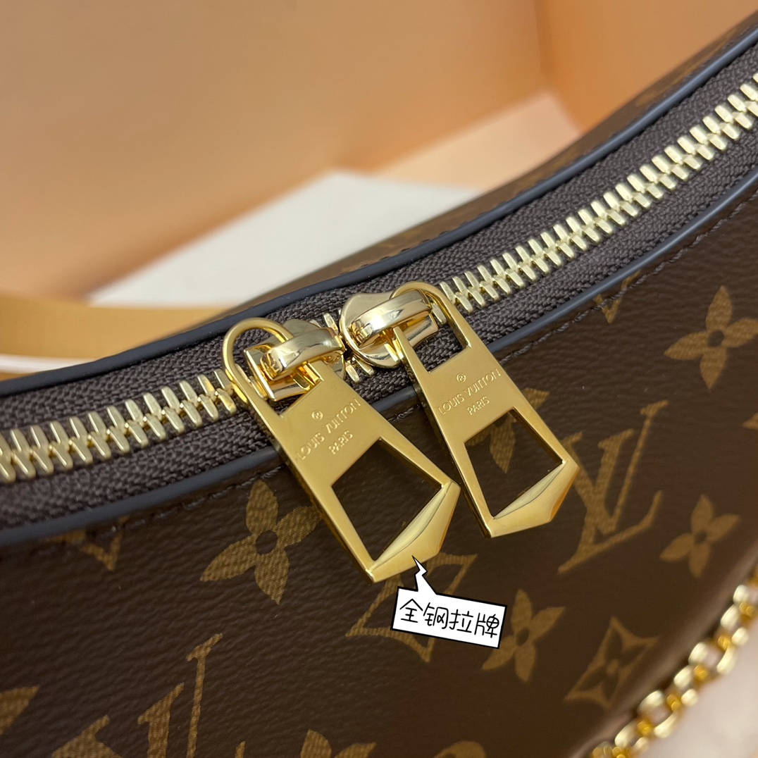 M45832 Odeon PM Handbag in Monogram Canvas with tan leather trim evokes - Bag 4