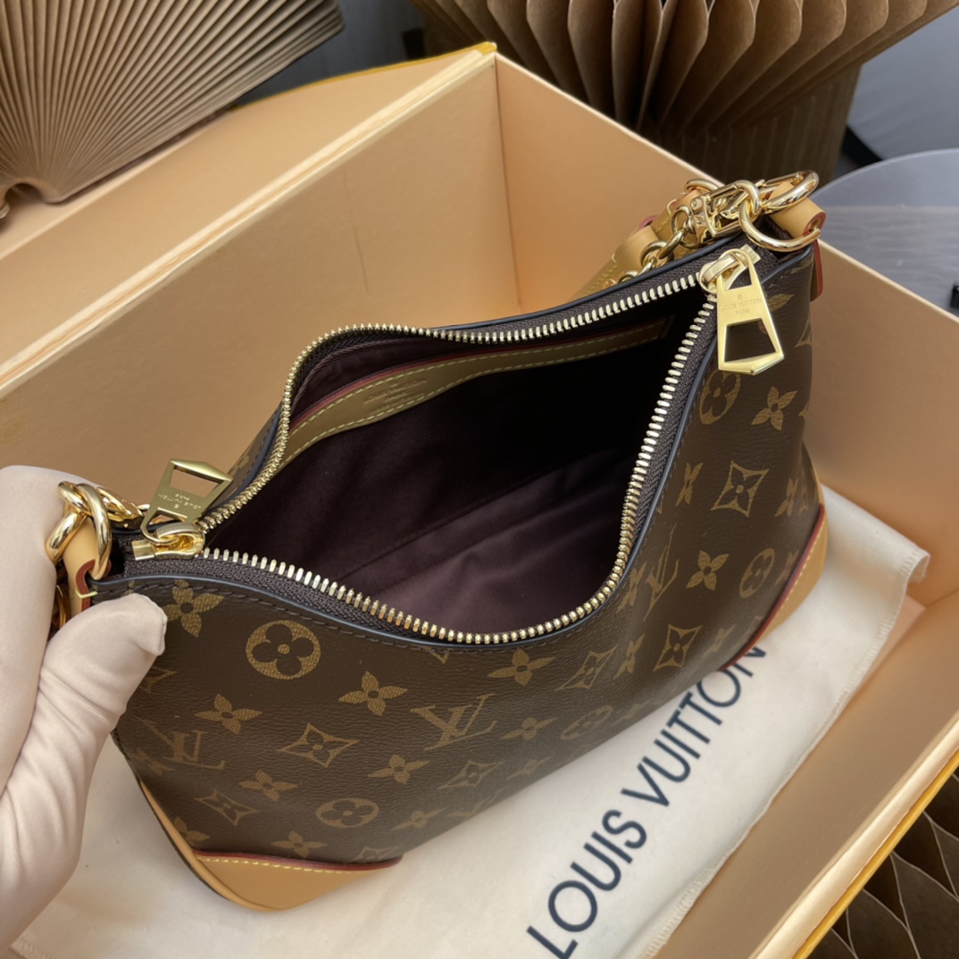 M45832 Odeon PM Handbag in Monogram Canvas with tan leather trim evokes - Bag 9