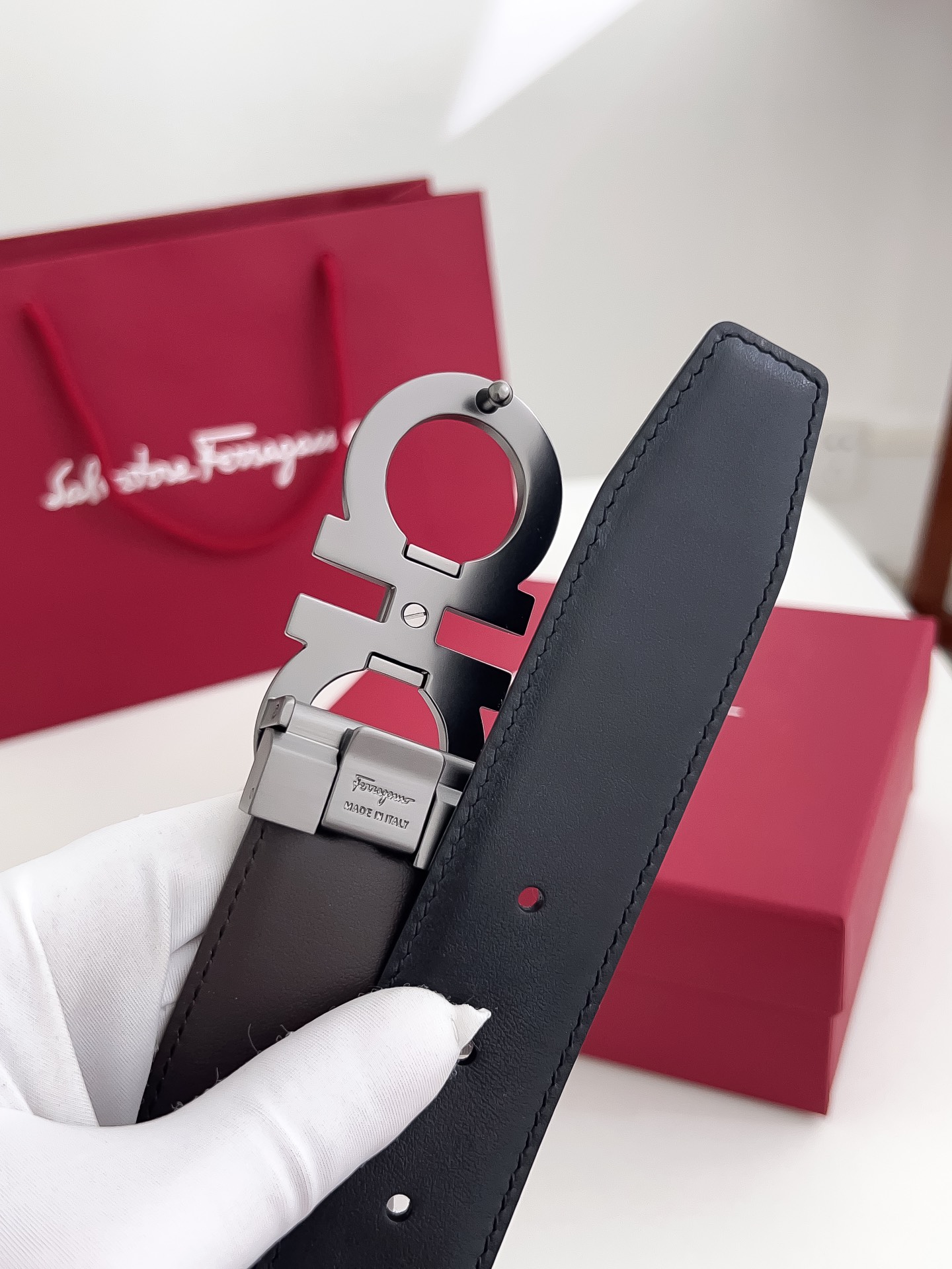 Ferragamo 代购级 菲拉格慕 宽度3.5cm