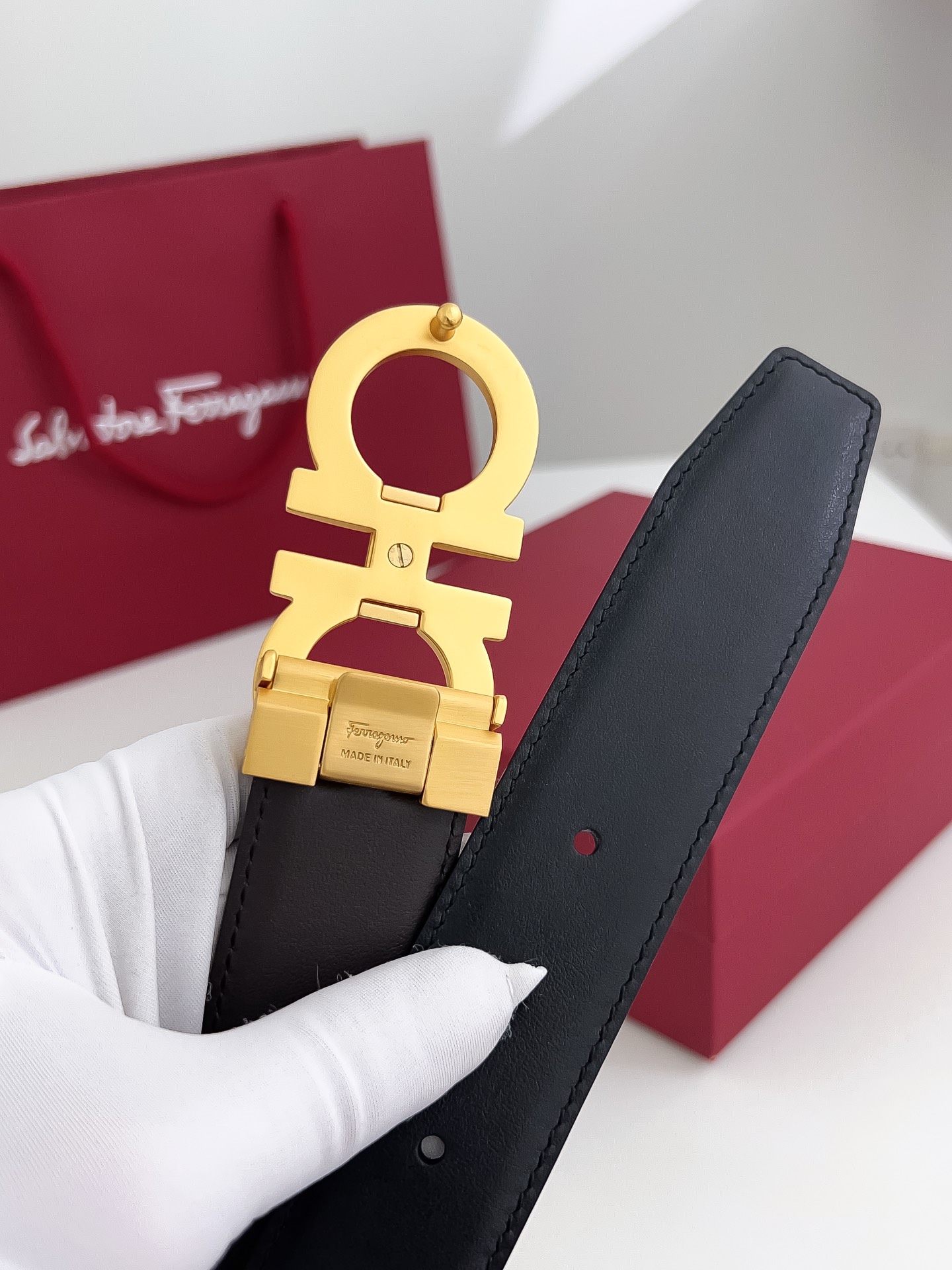 Ferragamo 代购级 菲拉格慕 宽度3.5cm