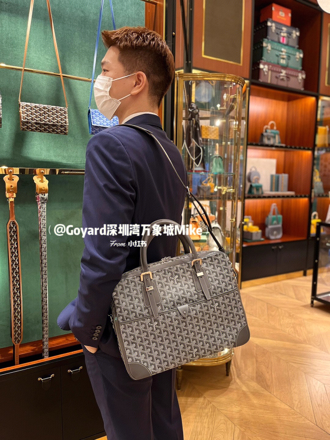 Goyard Business | Briefcase|||Goyard Ambassade zippered briefcase exudes a sense of fashion and is more modern. The stylish and simple appearance