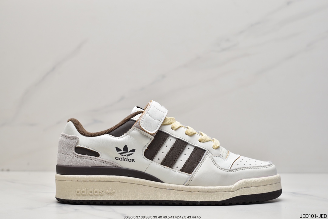 Adidas Clover Originals Forum 84 Low Roman Series Velcro Low Help GZ1893