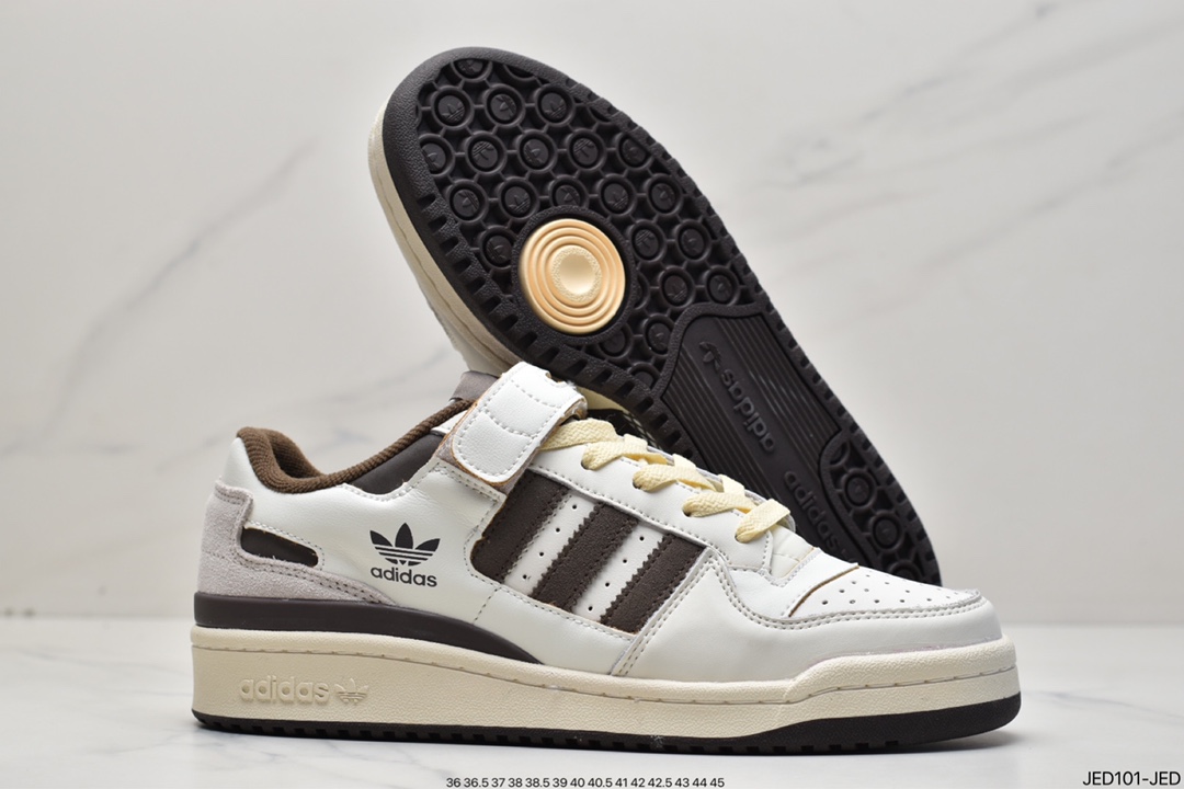 Adidas Clover Originals Forum 84 Low Roman Series Velcro Low Help GZ1893