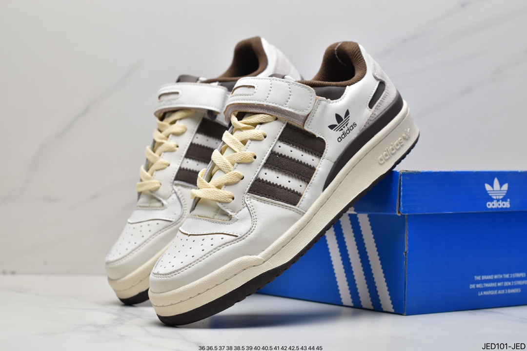 Adidas Clover Originals Forum 84 Low Roman Series Velcro Low Help GZ1893