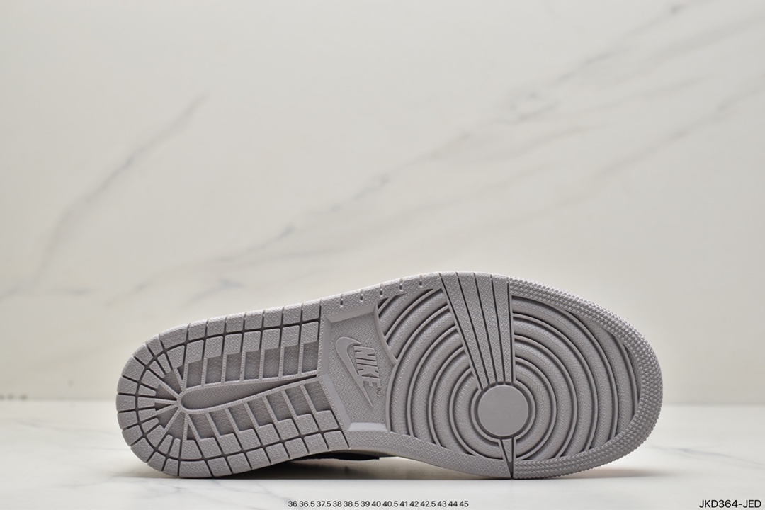 160 Air Jordan I Mid 'White and Phantom' 以 “inside out” 结构为灵感DM9652-100