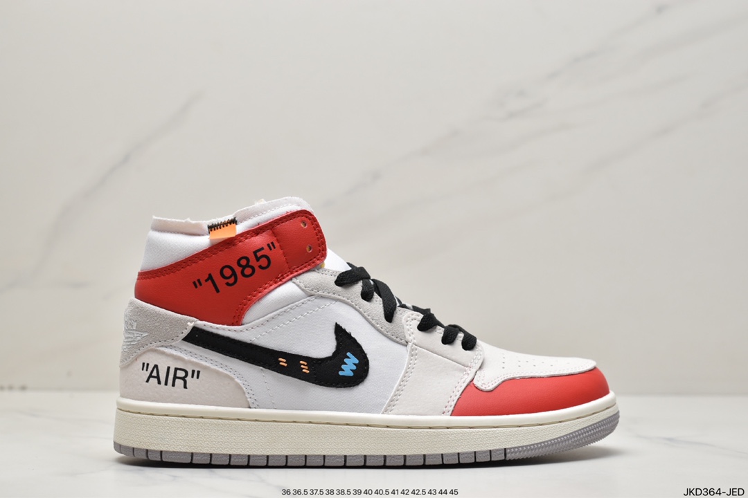 160 Air Jordan I Mid 'White and Phantom' 以 “inside out” 结构为灵感DM9652-100