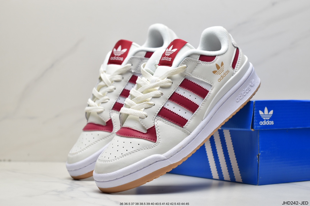 Adidas Clover Originals Forum 84 Low Roman Series Velcro HQ1487