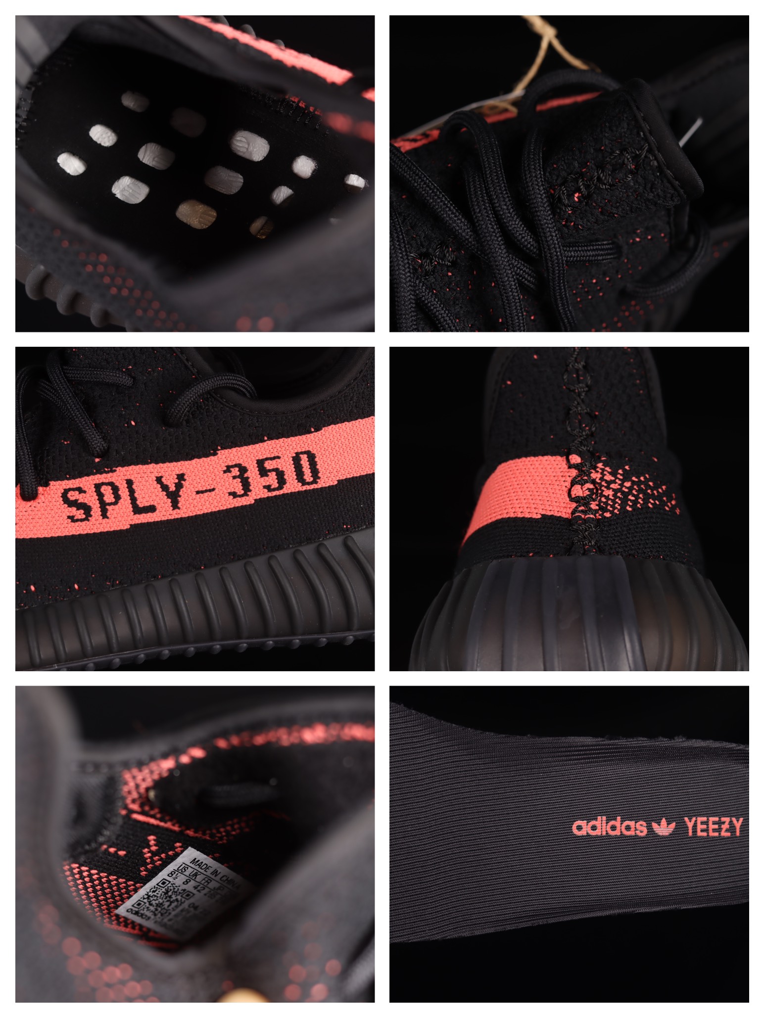 特价外贸版本AdYeezy350BoostV2BY9612阿迪达斯椰子350二代经典黑粉巴斯夫Boost