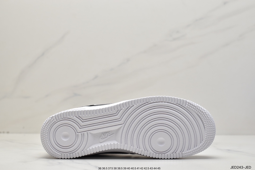 150 Nike Air Force 1 Low 白黑小金勾空军一号低帮百搭休闲运动板鞋CZ0270-001