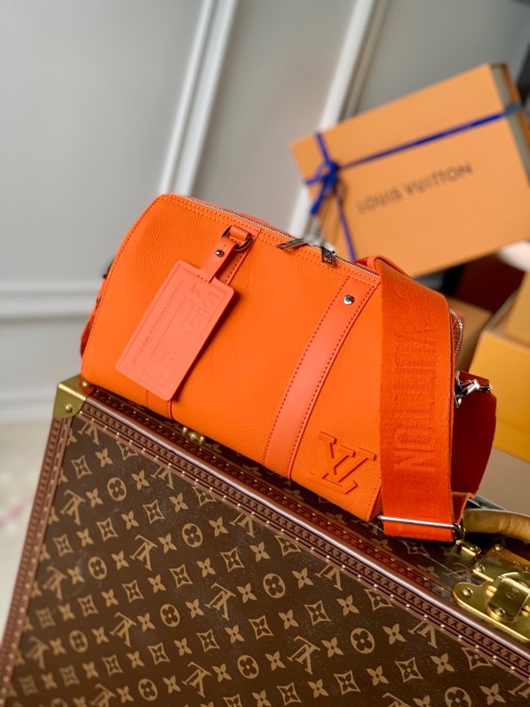 Louis Vuitton LV Keepall mirror quality
 Bags Handbags Orange City M59328