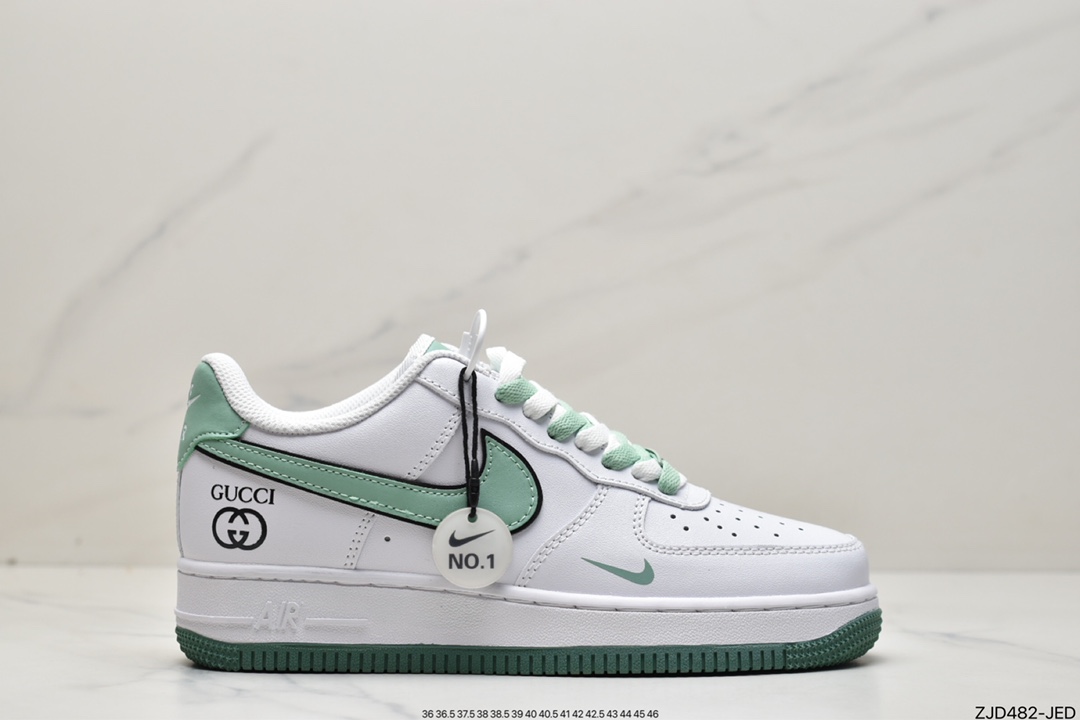 240 Nike Air Force 1 React LV8 白黑金 DA8481-100