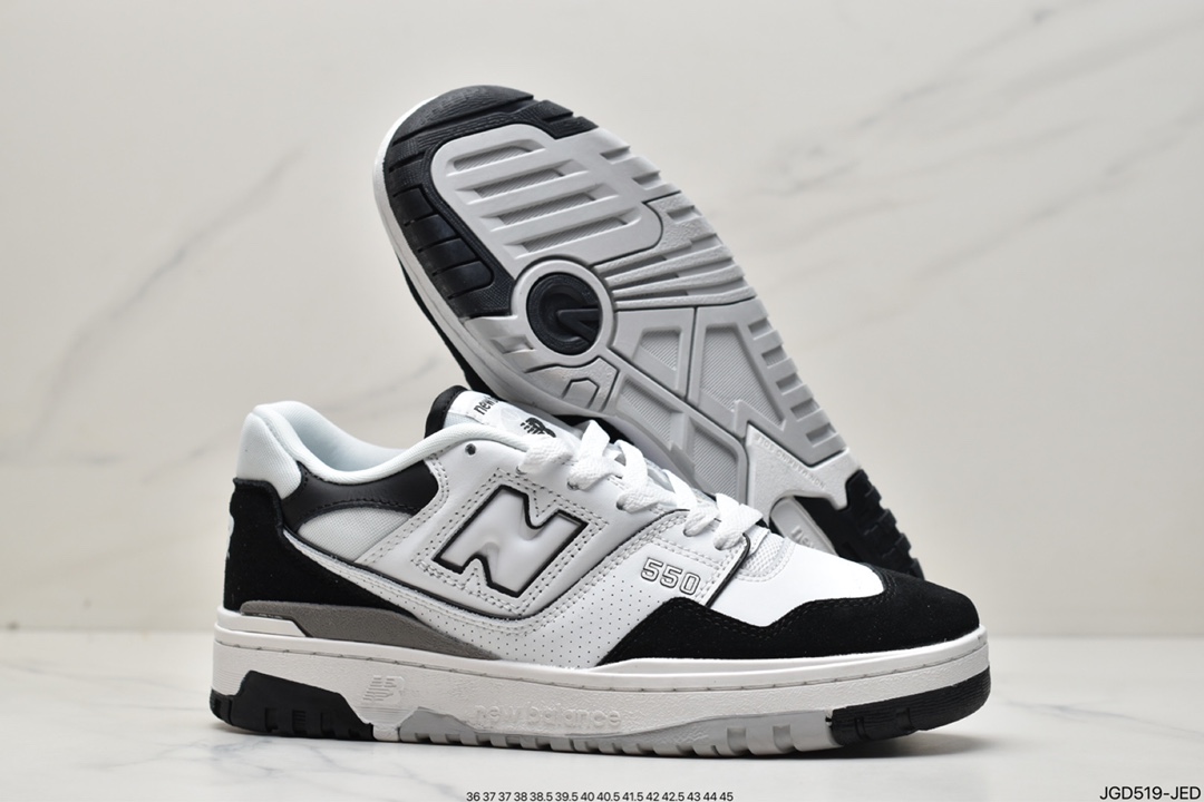 New Balance BB550 Series New Balance Leather Neutral Casual Running Shoes BB550NCA