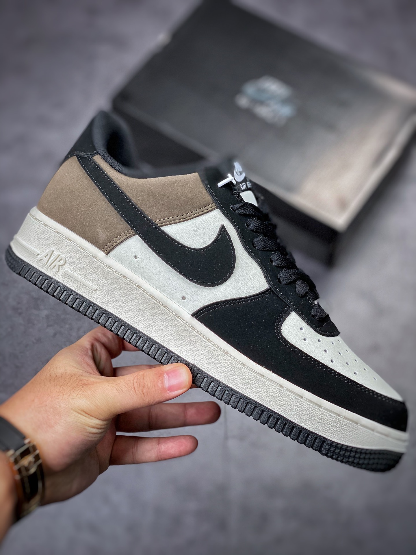 Nike Air Force 1 Low 07 Mocha Black Stitching YG5063-203-Top High Quatity Cheap Sneakers Fashion Clothing Clothes Bags handbags Shoes of all Brand wholesale With The best Quality And Beautiful Price from China Factory Chinese suppliers wholesaler seller Nike Air Force 1 Low 07 Mocha Black Stitching YG5063-203