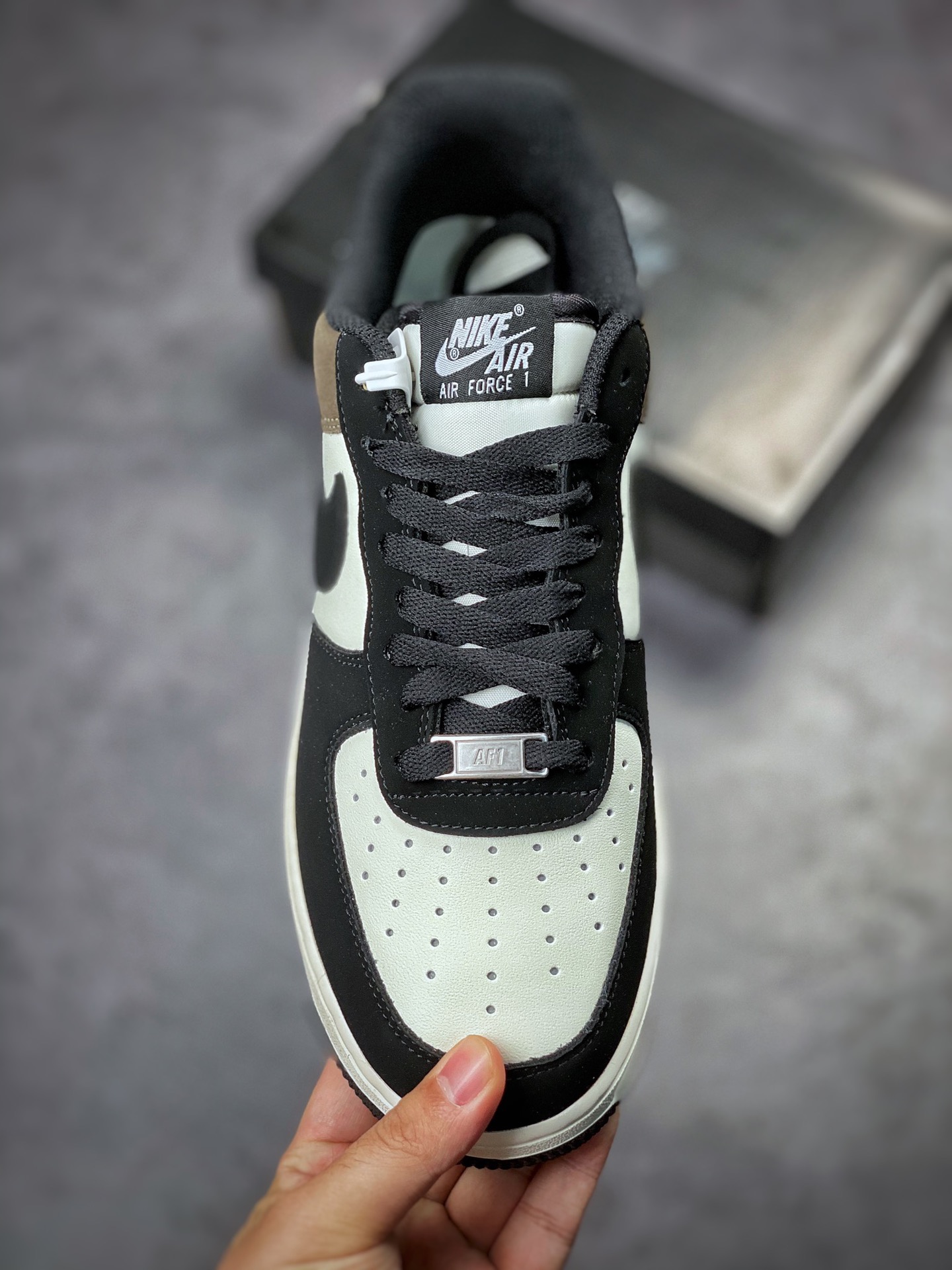 Nike Air Force 1 Low 07 Mocha Black Stitching YG5063-203-Top High Quatity Cheap Sneakers Fashion Clothing Clothes Bags handbags Shoes of all Brand wholesale With The best Quality And Beautiful Price from China Factory Chinese suppliers wholesaler seller Nike Air Force 1 Low 07 Mocha Black Stitching YG5063-203