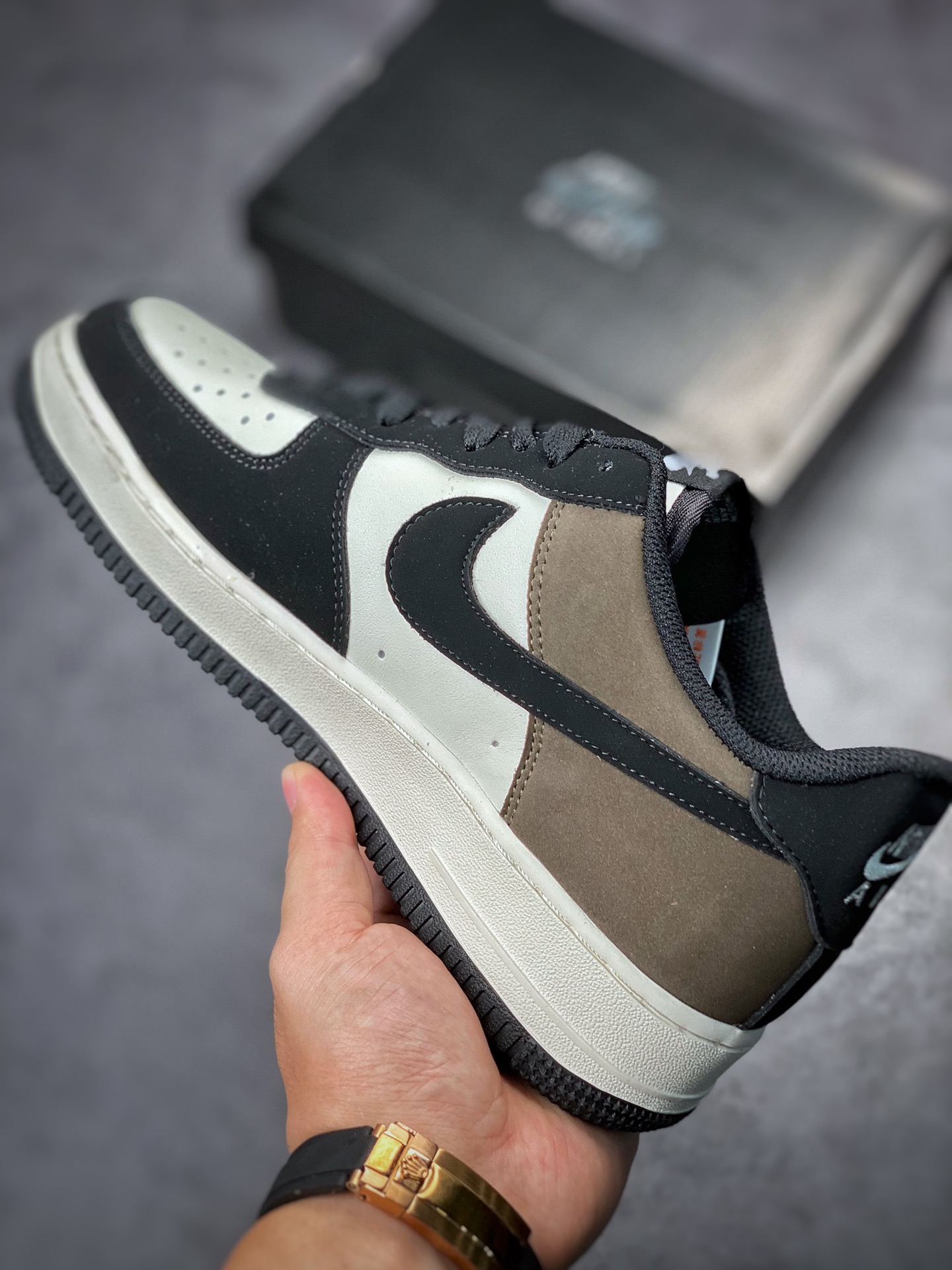 Nike Air Force 1 Low 07 Mocha Black Stitching YG5063-203-Top High Quatity Cheap Sneakers Fashion Clothing Clothes Bags handbags Shoes of all Brand wholesale With The best Quality And Beautiful Price from China Factory Chinese suppliers wholesaler seller Nike Air Force 1 Low 07 Mocha Black Stitching YG5063-203