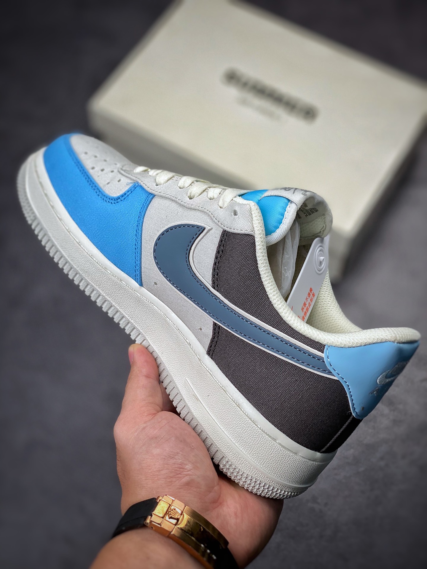 Nike Air Force 1 Low 07 gray brown blue canvas DG2296-024-Top High Quatity Cheap Sneakers Fashion Clothing Clothes Bags handbags Shoes of all Brand wholesale With The best Quality And Beautiful Price from China Factory Chinese suppliers wholesaler seller Nike Air Force 1 Low 07 gray brown blue canvas DG2296-024