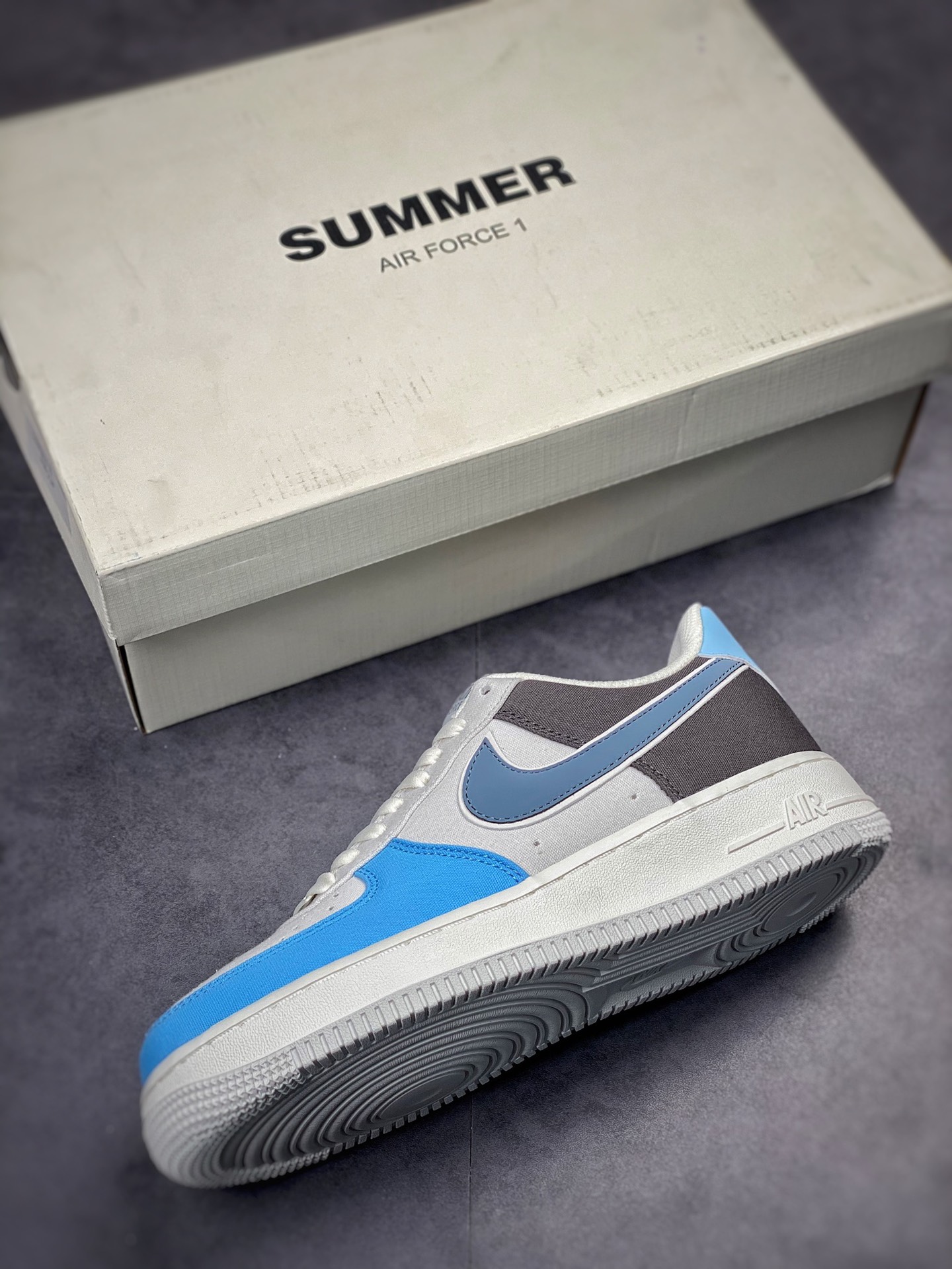 Nike Air Force 1 Low 07 gray brown blue canvas DG2296-024-Top High Quatity Cheap Sneakers Fashion Clothing Clothes Bags handbags Shoes of all Brand wholesale With The best Quality And Beautiful Price from China Factory Chinese suppliers wholesaler seller Nike Air Force 1 Low 07 gray brown blue canvas DG2296-024