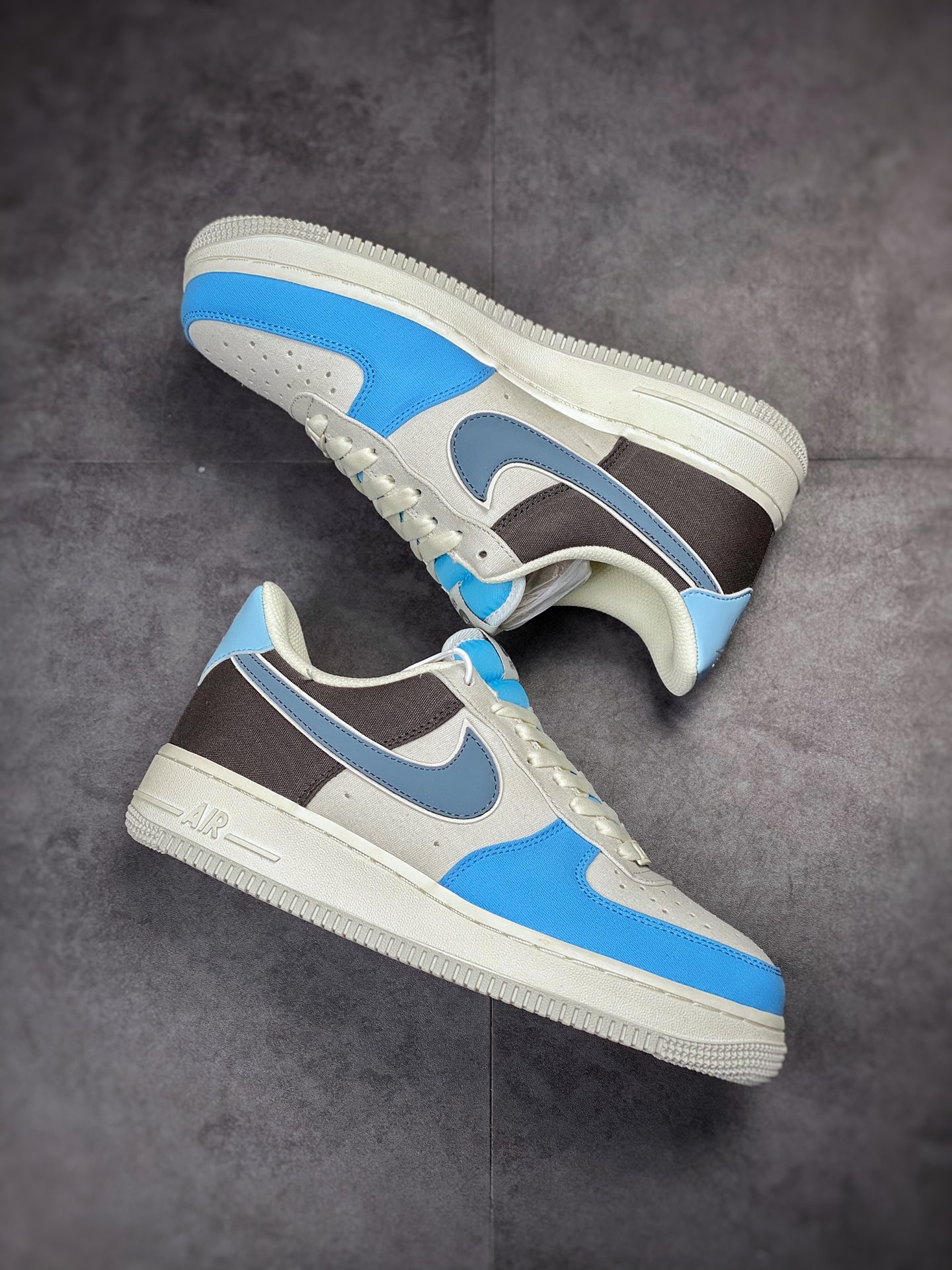 Nike Air Force 1 Low 07 gray brown blue canvas DG2296-024-Top High Quatity Cheap Sneakers Fashion Clothing Clothes Bags handbags Shoes of all Brand wholesale With The best Quality And Beautiful Price from China Factory Chinese suppliers wholesaler seller Nike Air Force 1 Low 07 gray brown blue canvas DG2296-024