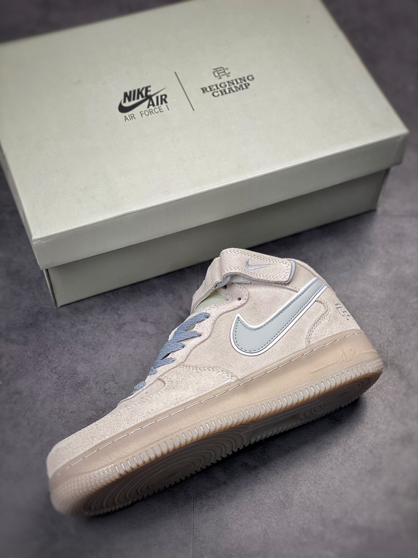 Nike Air Force 1 Mid defending champion sixth generation 3M reflective GB0902-112-Top High Quatity Cheap Sneakers Fashion Clothing Clothes Bags handbags Shoes of all Brand wholesale With The best Quality And Beautiful Price from China Factory Chinese suppliers wholesaler seller Nike Air Force 1 Mid defending champion sixth generation 3M reflective GB0902-112