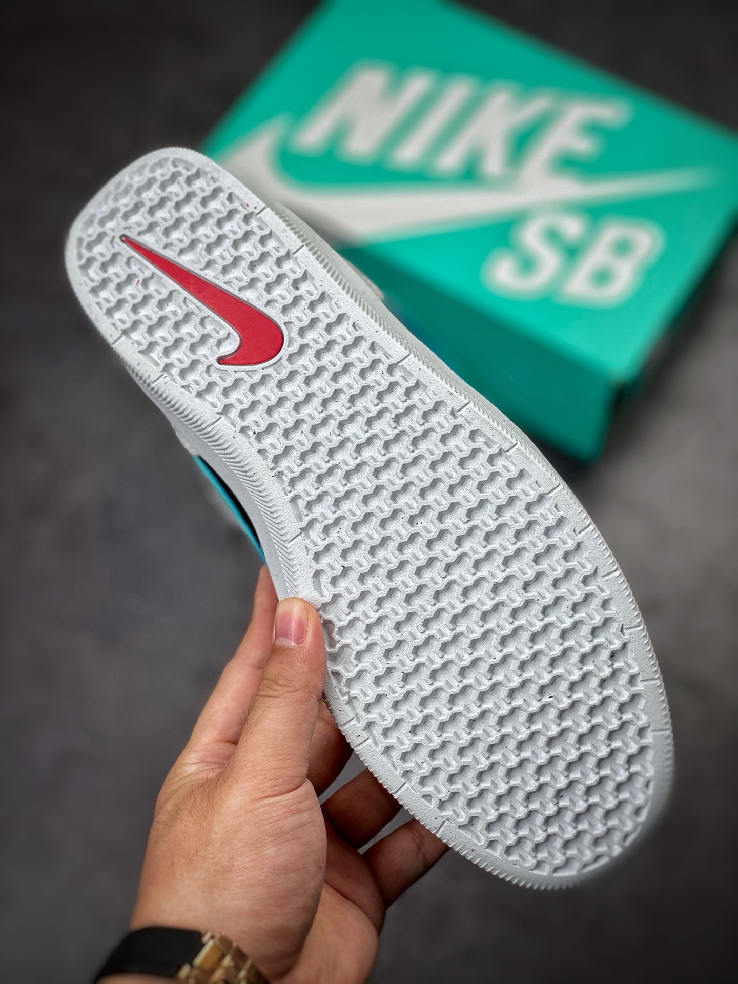 Nike SB Force 58 gray black green retro casual men's and women's sneakers CZ2959-006