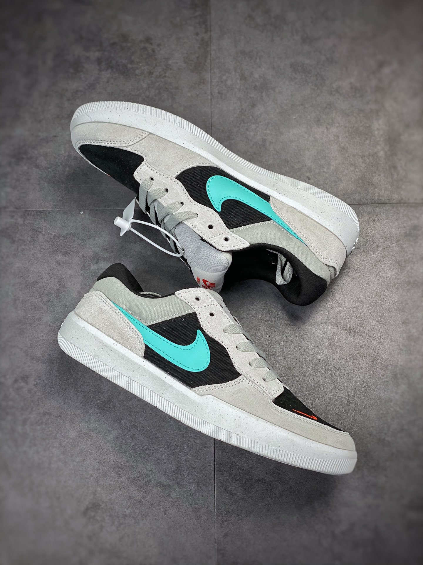 Nike SB Force 58 gray black green retro casual men's and women's sneakers CZ2959-006