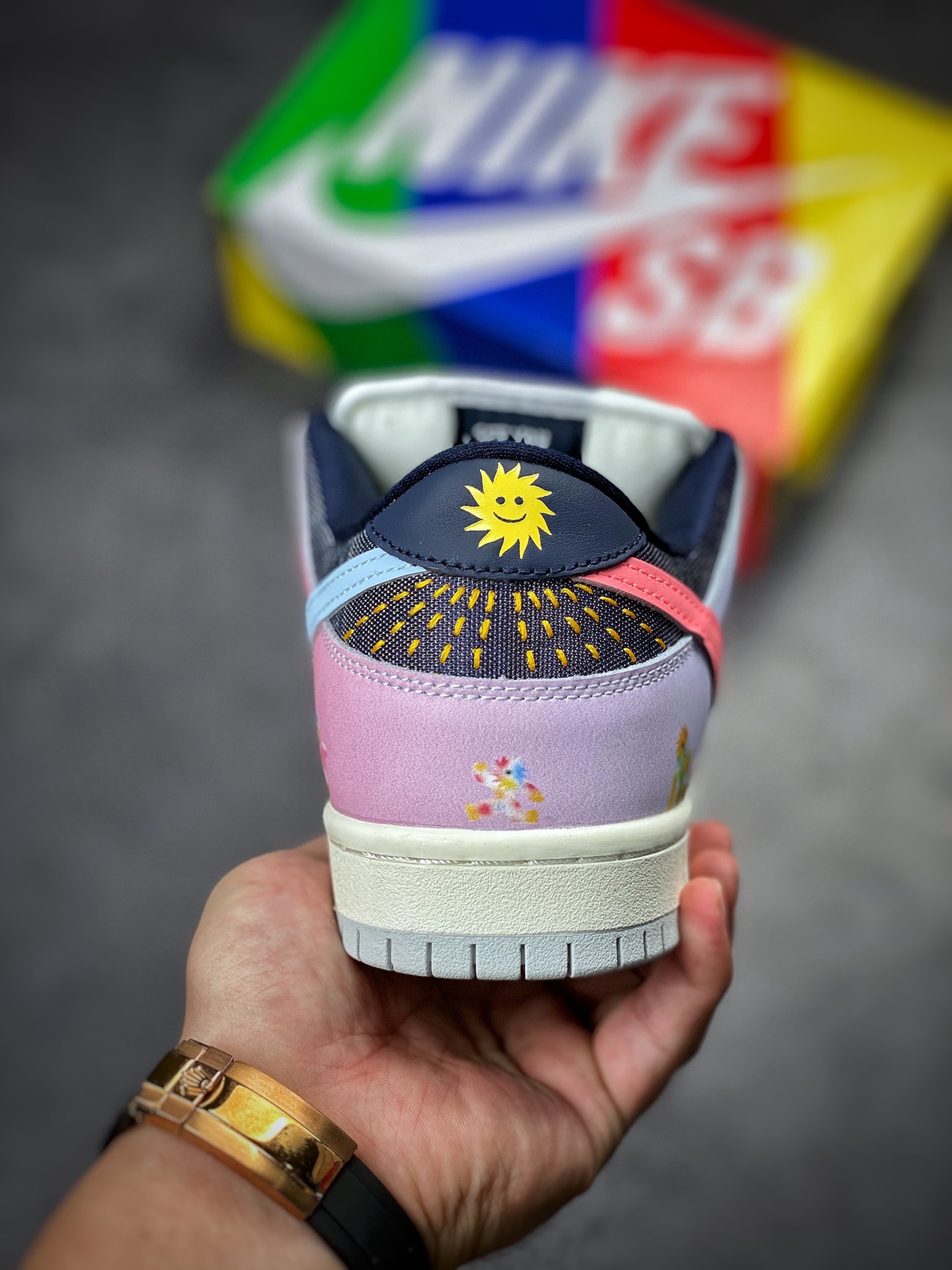 Nike SB Dunk Low PRO Be True Yellow Purple Light Induction DX5933-900-Top High Quatity Cheap Sneakers Fashion Clothing Clothes Bags handbags Shoes of all Brand wholesale With The best Quality And Beautiful Price from China Factory Chinese suppliers wholesaler seller Nike SB Dunk Low PRO Be True Yellow Purple Light Induction DX5933-900