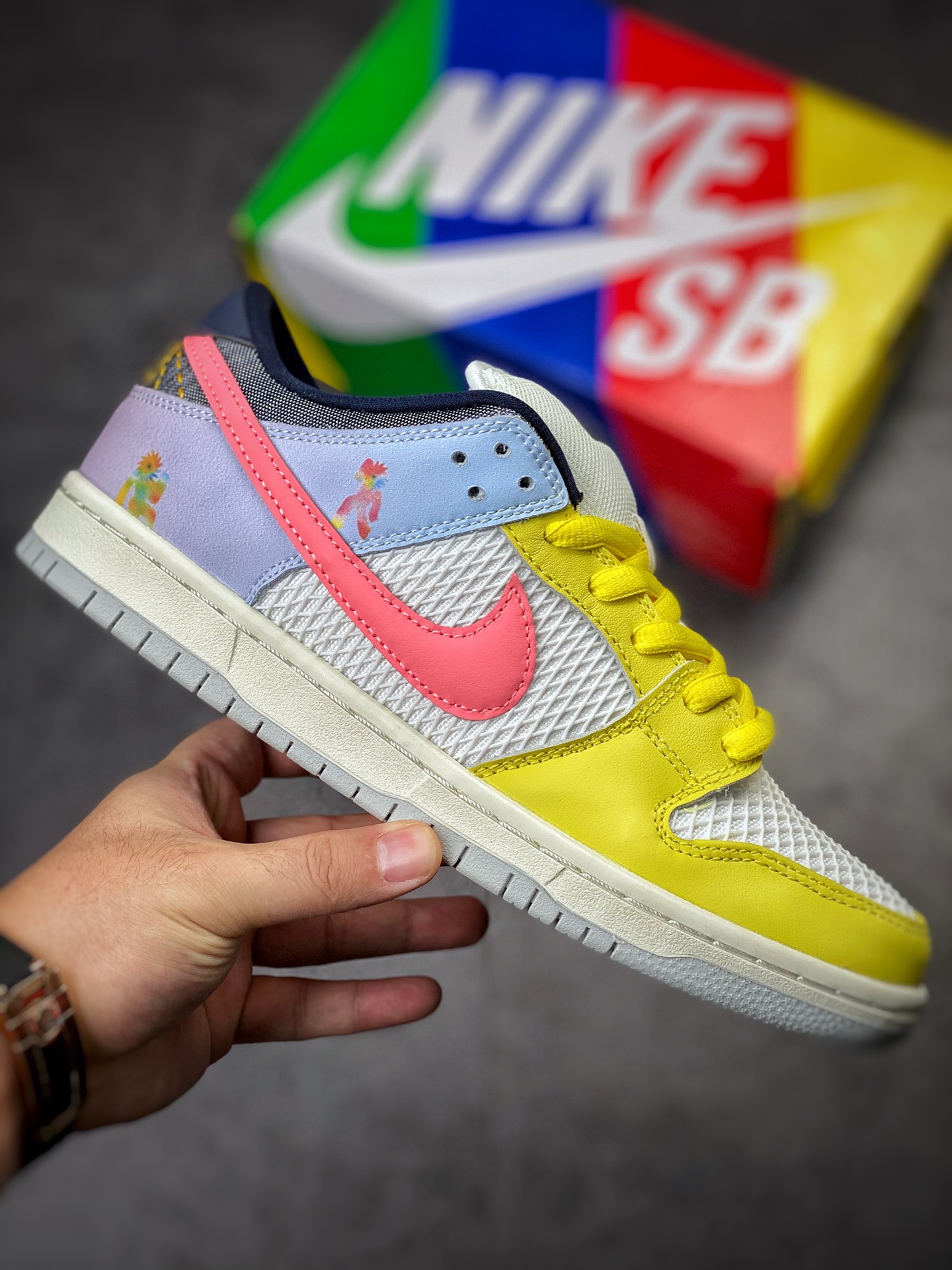 Nike SB Dunk Low PRO Be True Yellow Purple Light Induction DX5933-900-Top High Quatity Cheap Sneakers Fashion Clothing Clothes Bags handbags Shoes of all Brand wholesale With The best Quality And Beautiful Price from China Factory Chinese suppliers wholesaler seller Nike SB Dunk Low PRO Be True Yellow Purple Light Induction DX5933-900
