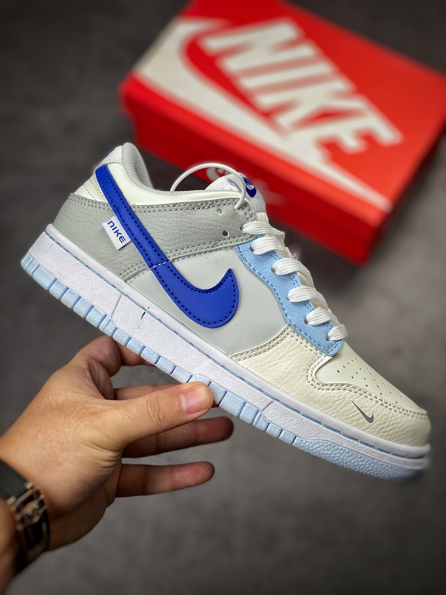 NIKE SB Dunk Low “Ivory Hyper Royal” 海盐蓝 FB1843-141-Top High Quatity Cheap Sneakers Fashion Clothing Clothes Bags handbags Shoes of all Brand wholesale With The best Quality And Beautiful Price from China Factory Chinese suppliers wholesaler seller NIKE SB Dunk Low “Ivory Hyper Royal” 海盐蓝 FB1843-141
