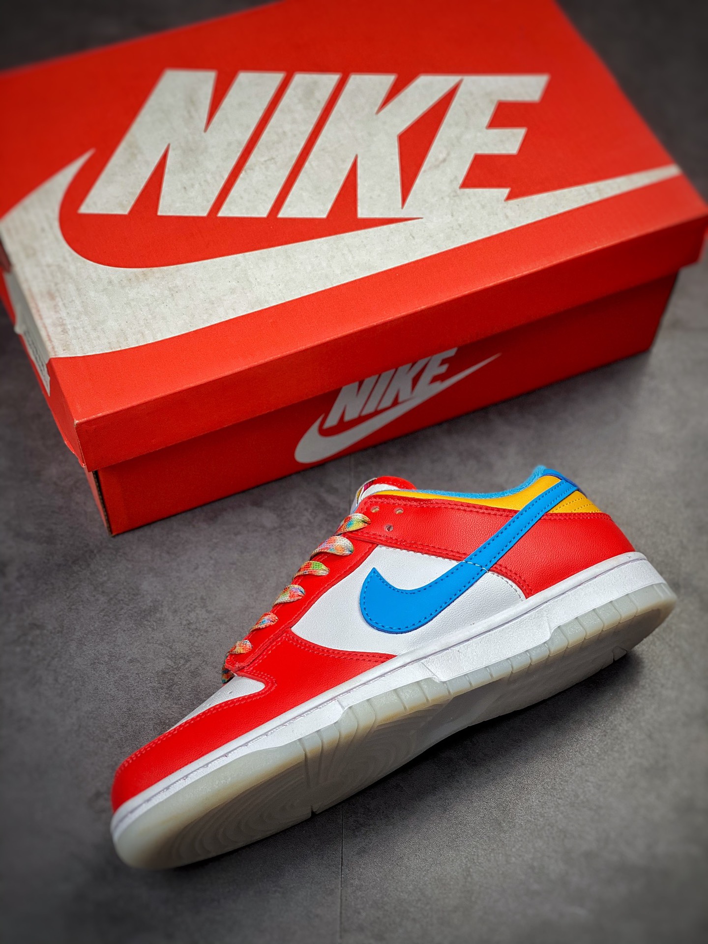 NIKE SB Dunk Low ” Fruity Pebbles ” 白红蓝 DH8009-600-Top High Quatity Cheap Sneakers Fashion Clothing Clothes Bags handbags Shoes of all Brand wholesale With The best Quality And Beautiful Price from China Factory Chinese suppliers wholesaler seller NIKE SB Dunk Low ” Fruity Pebbles ” 白红蓝 DH8009-600