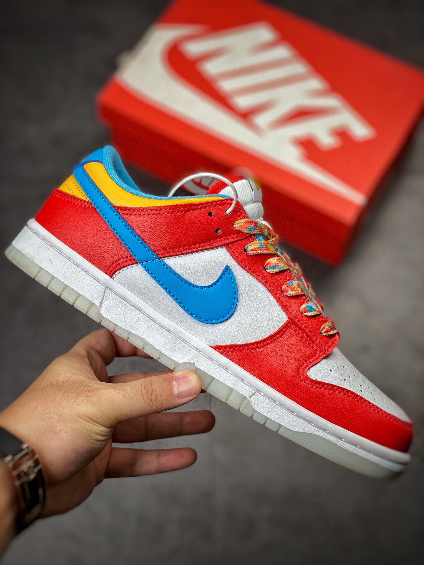 NIKE SB Dunk Low ” Fruity Pebbles ” 白红蓝 DH8009-600-Top High Quatity Cheap Sneakers Fashion Clothing Clothes Bags handbags Shoes of all Brand wholesale With The best Quality And Beautiful Price from China Factory Chinese suppliers wholesaler seller NIKE SB Dunk Low ” Fruity Pebbles ” 白红蓝 DH8009-600