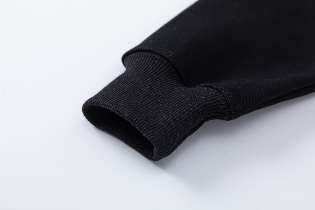 High-Quality Double-Sharp-Collar David’s Specialty Embroidery Process – Black/White (XS-L) - 图片 6