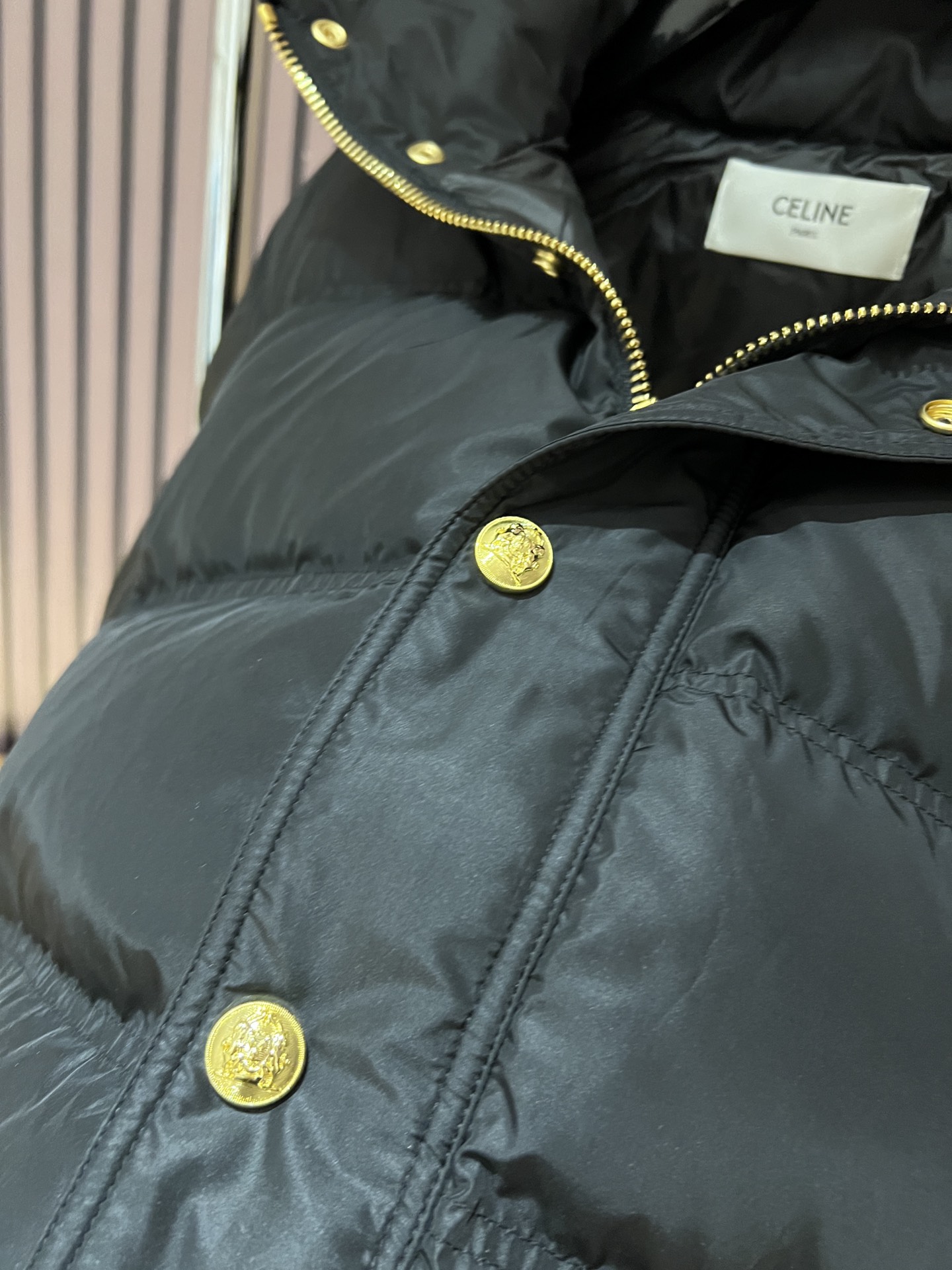 2022Celine 2022FW面包款可拆卸俩穿羽绒服
