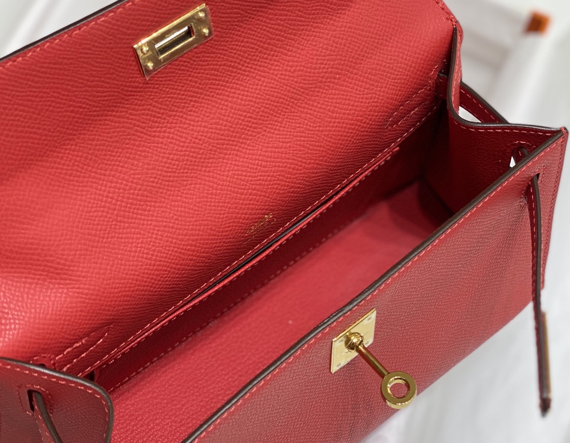 爱马仕 Hermès 高定经典皮革女包手袋 #1DB61381 9