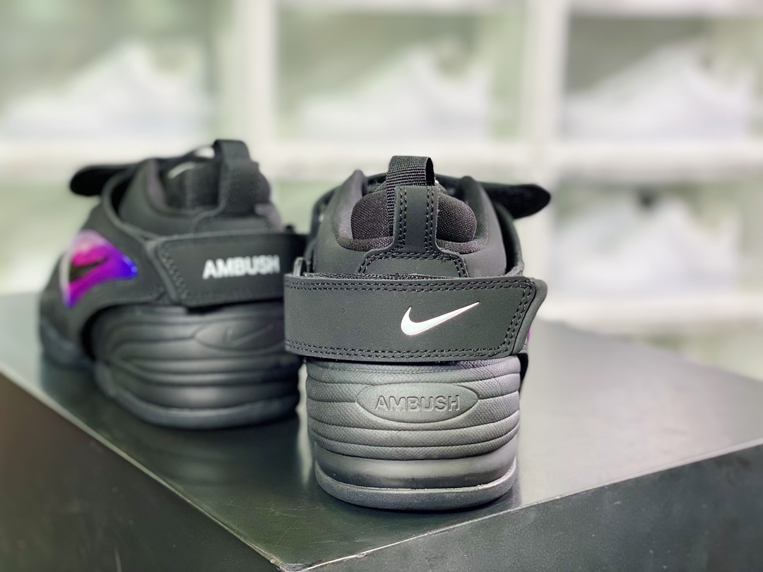 AMBUSH x Air Adjust Force SP ”Black Psychic Purple” adjustable wind series basketball shoes ”joint black and white purple” DM8465-001