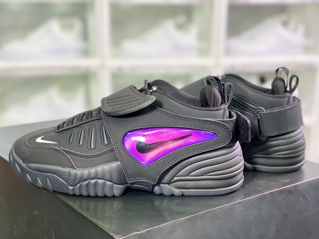 AMBUSH x Air Adjust Force SP ”Black Psychic Purple” adjustable wind series basketball shoes ”joint black and white purple” DM8465-001