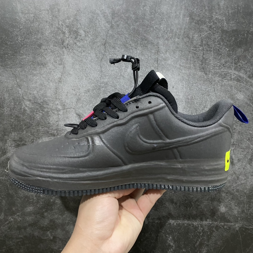 图片[2]-空军Air Force AF1 Experimental N.354 黑绿 此系列一共四个配色 原楦原纸版数据开发版型，采用特殊外层覆盖透明发泡涂层保护鞋面材质❗新鞋外观不输联名限定，鞋面特殊质感❗ 货号：CV1754-001 尺码：36 36.5 37.5 38 38.5 39 40 40.5 41 42 42.5 43 44 45-选品中心