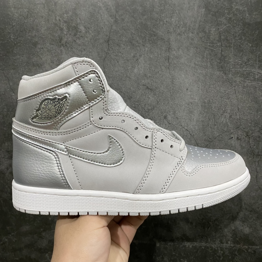 莞产版本Air Jordan AJ1灰银DC1788-029 全新补货版本 非市场特价货 全鞋使用原厂皮料 正确鞋型 裁片清洁度到位 鞋舌为超软荔枝皮 尺码:40-47.5-选品中心