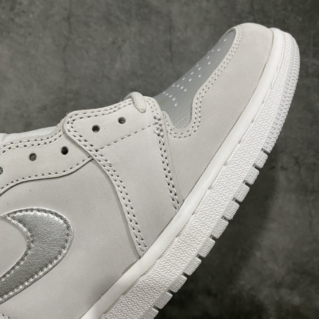 图片[6]-莞产版本Air Jordan AJ1灰银DC1788-029 全新补货版本 非市场特价货 全鞋使用原厂皮料 正确鞋型 裁片清洁度到位 鞋舌为超软荔枝皮 尺码：40-47.5-选品中心