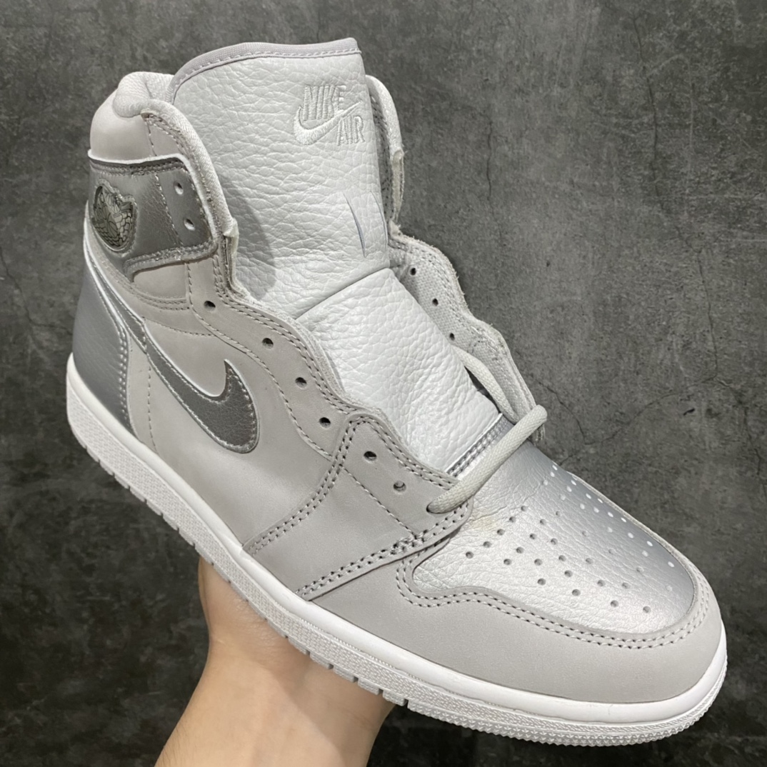 图片[3]-莞产版本Air Jordan AJ1灰银DC1788-029 全新补货版本 非市场特价货 全鞋使用原厂皮料 正确鞋型 裁片清洁度到位 鞋舌为超软荔枝皮 尺码：40-47.5-选品中心