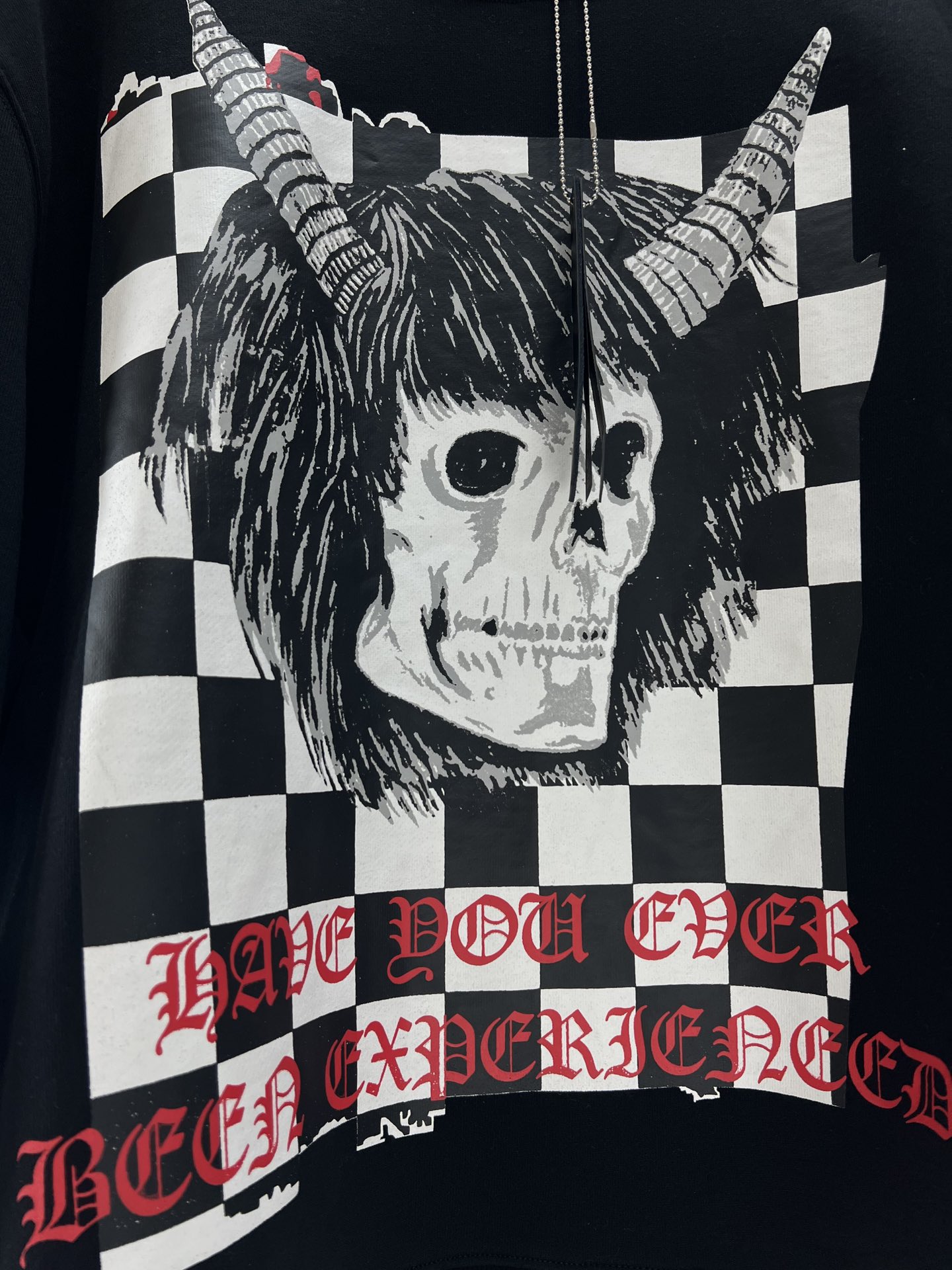 Amiri Men's Black Crewneck Sweatshirt with Skull Graphic Print, Cotton Blend 6 i1667115855 7424 4