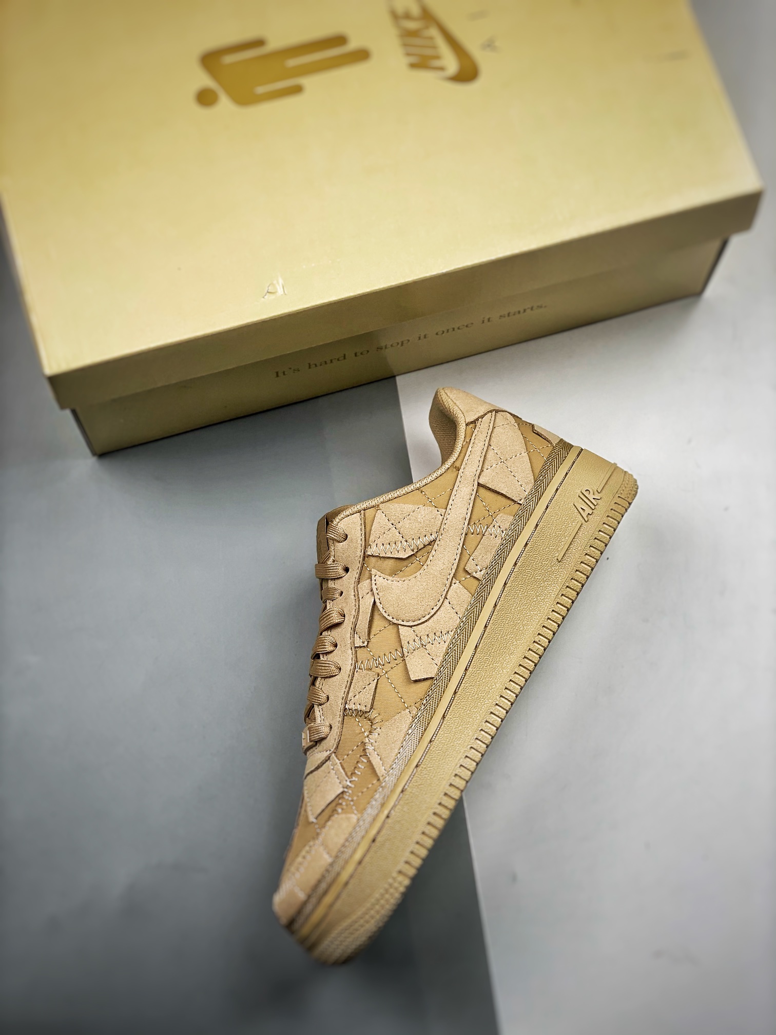 BillieEillishxNikeAirForce1Low碧梨小麦S2纯原生产线出品此款BillieE