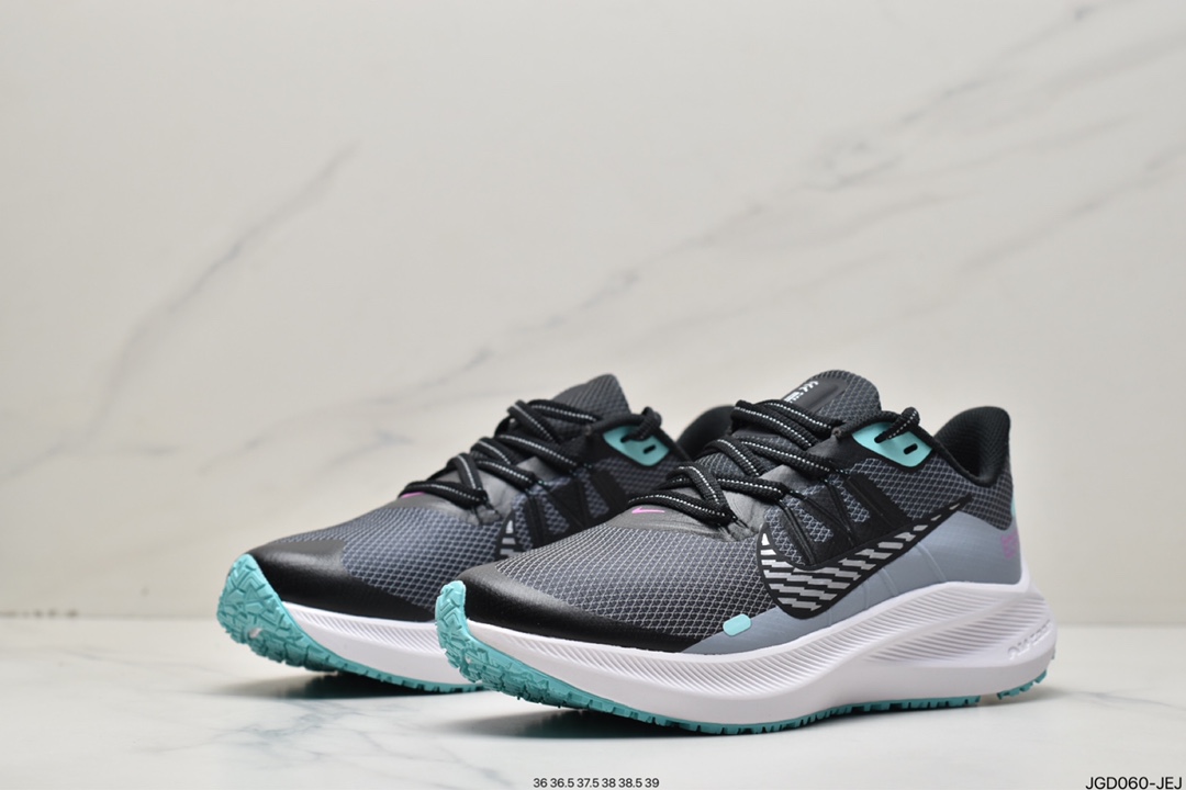 180 耐克NIKE WINFLO 7 SHIELD登月系列网透面气 训跑练步鞋 CU3868-403