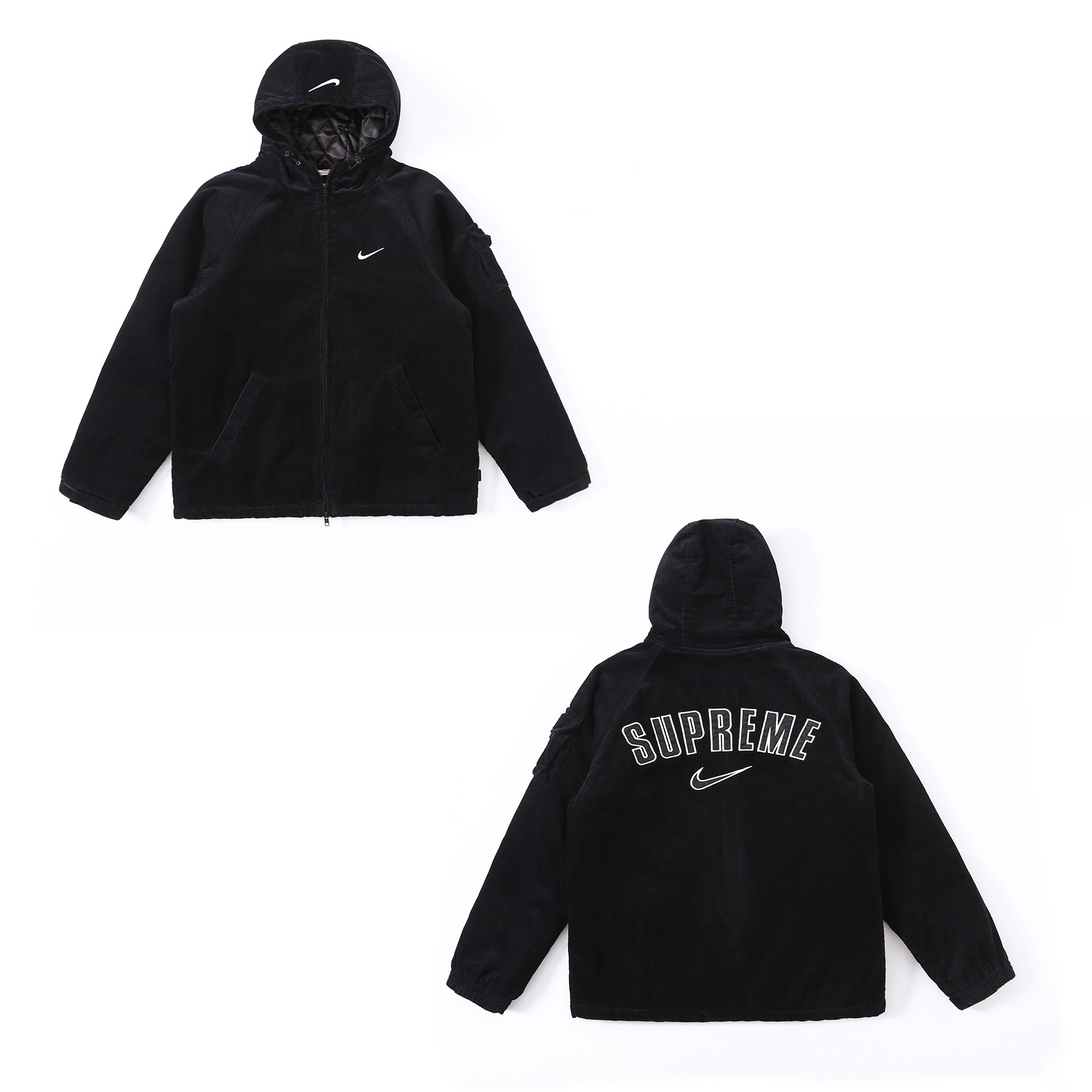“Supreme 22ss Week14 X Nike Cedar-Laced Hood Jacket Cotton Jackets” - 图片 1