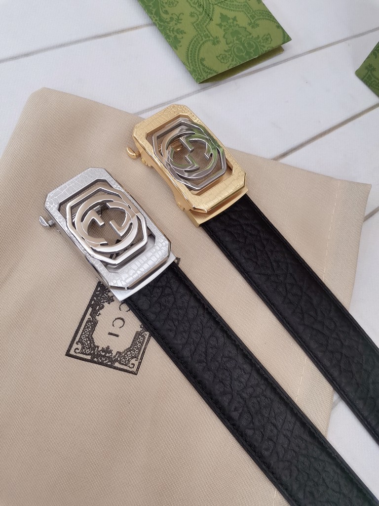 古.奇79宽自动原版头层牛皮带身时尚
