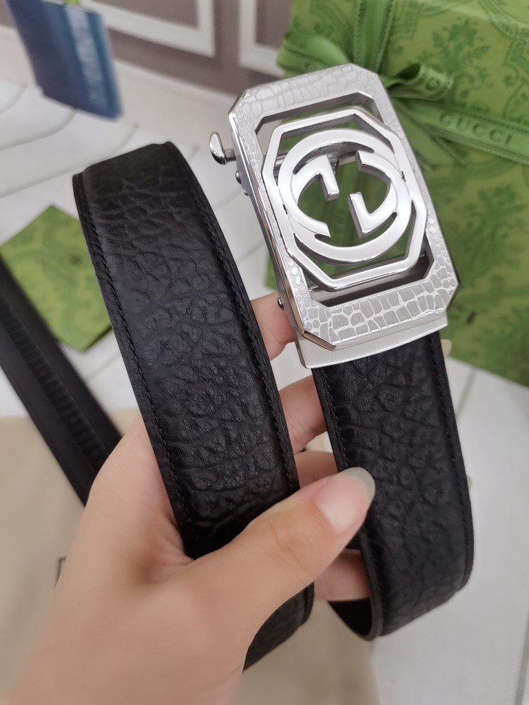 古.奇79宽自动原版头层牛皮带身时尚
