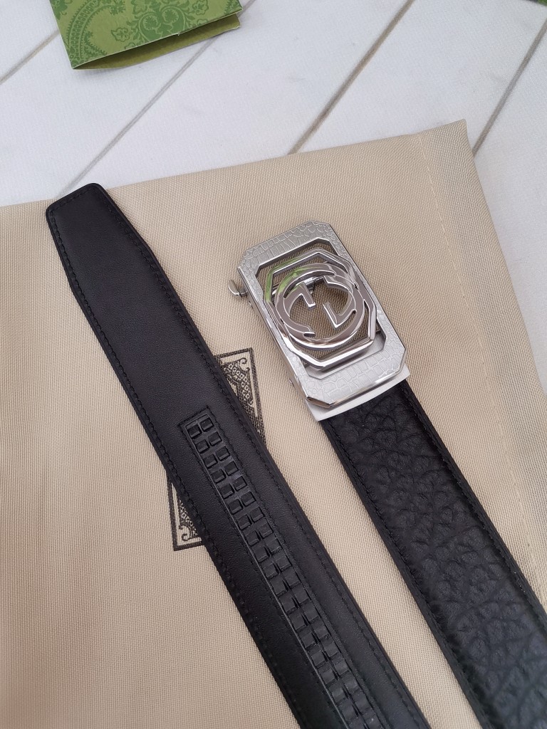 古.奇79宽自动原版头层牛皮带身时尚