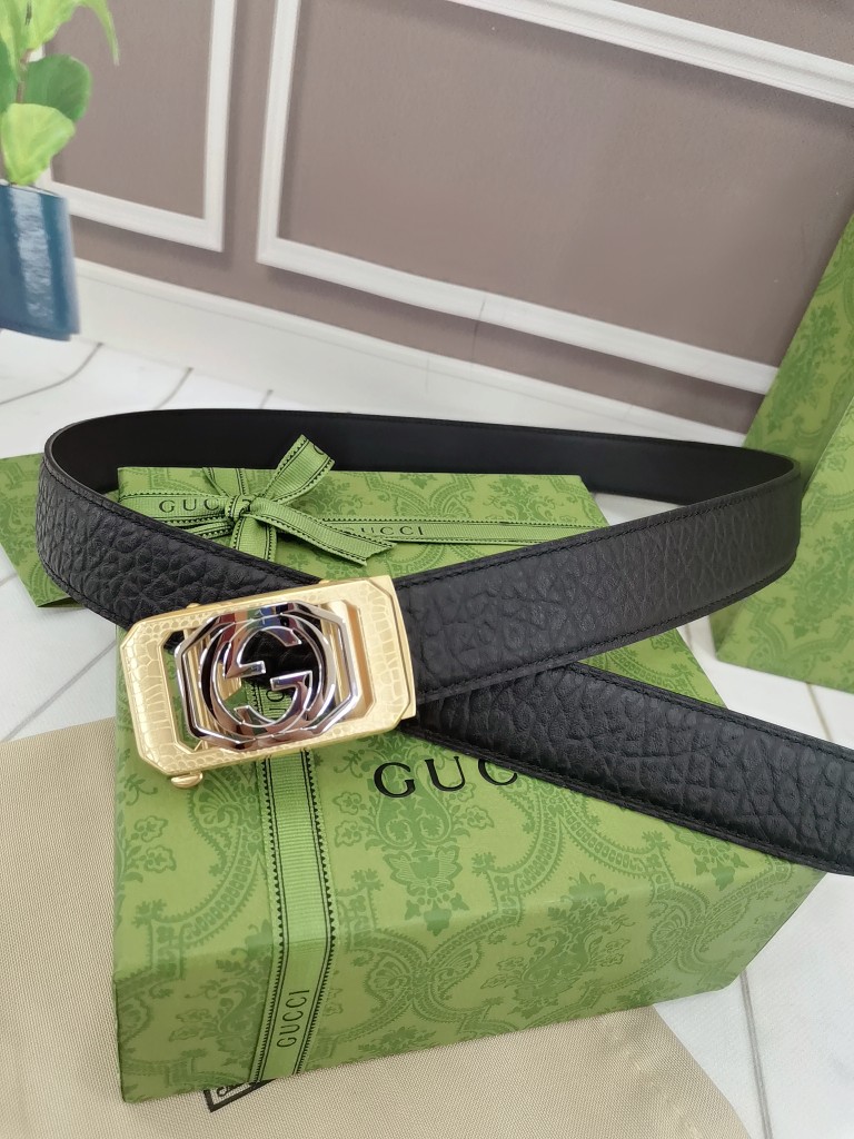 古.奇79宽自动原版头层牛皮带身时尚