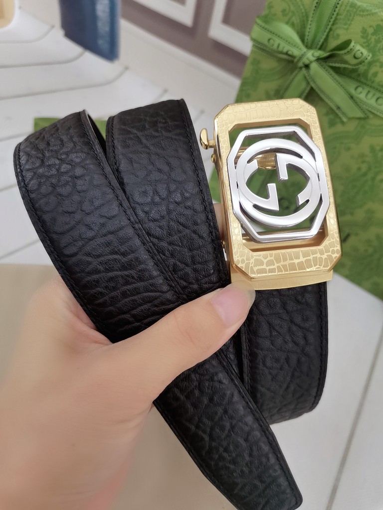 古.奇79宽自动原版头层牛皮带身时尚