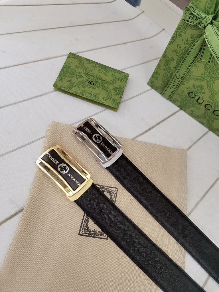 古.奇79宽自动原版头层牛皮带身时尚