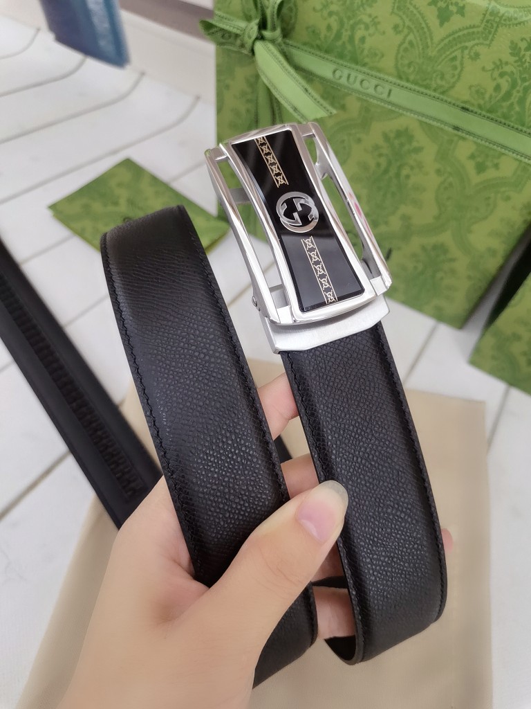 古.奇79宽自动原版头层牛皮带身时尚